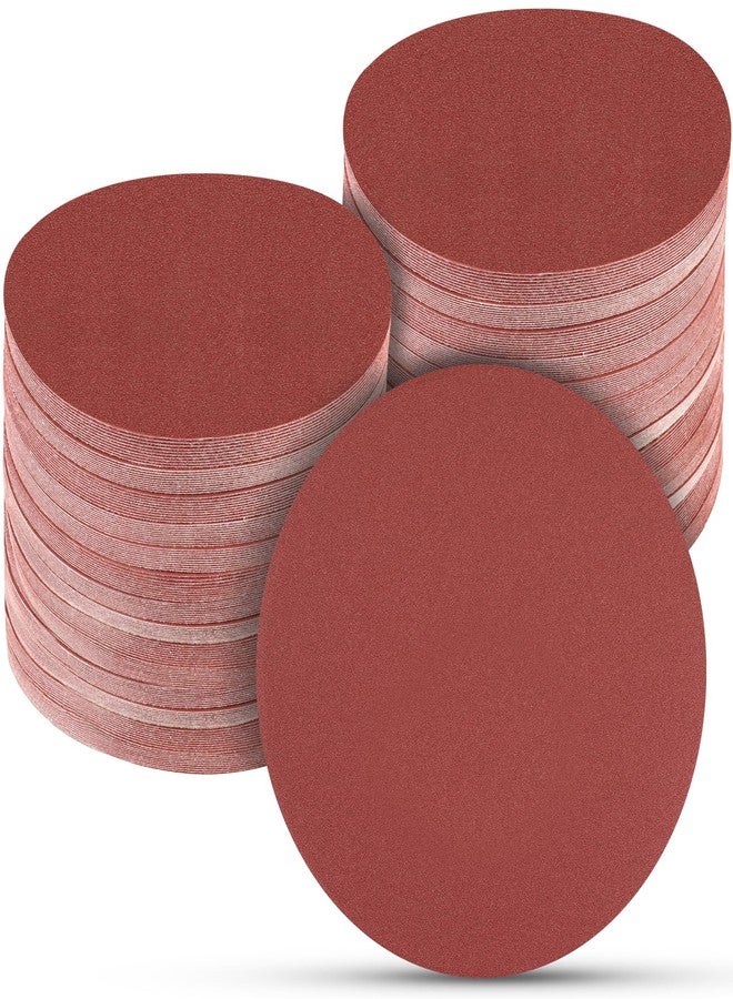 POTUINOM 100 PCS 6 Inch Sanding Discs 180 Grit Hook and Loop Sandpaper, Round Orbital Sand Paper Discs for Sander - Image 1